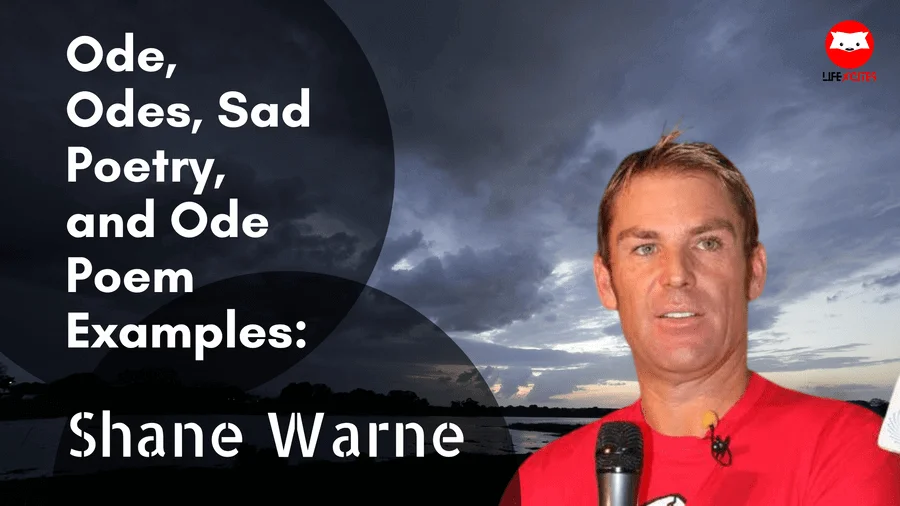 Ode Poem Examples Shane Warne