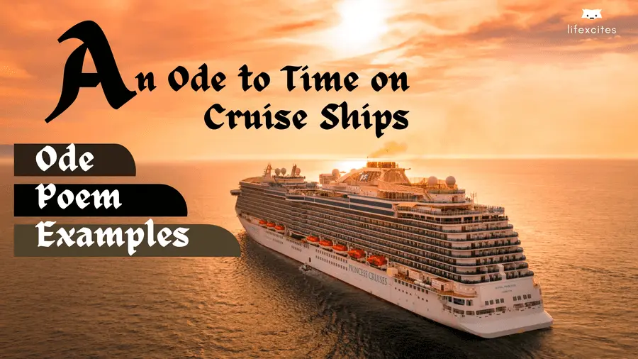 Cruise Ship Trip Ode Poem Examples
