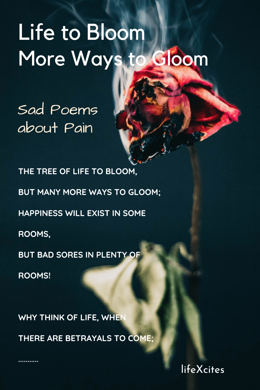 Life to Bloom, More Ways to Gloom Sad Poems