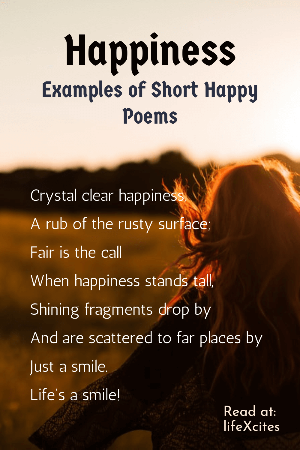 Happiness – Examples of Short Happy Poems