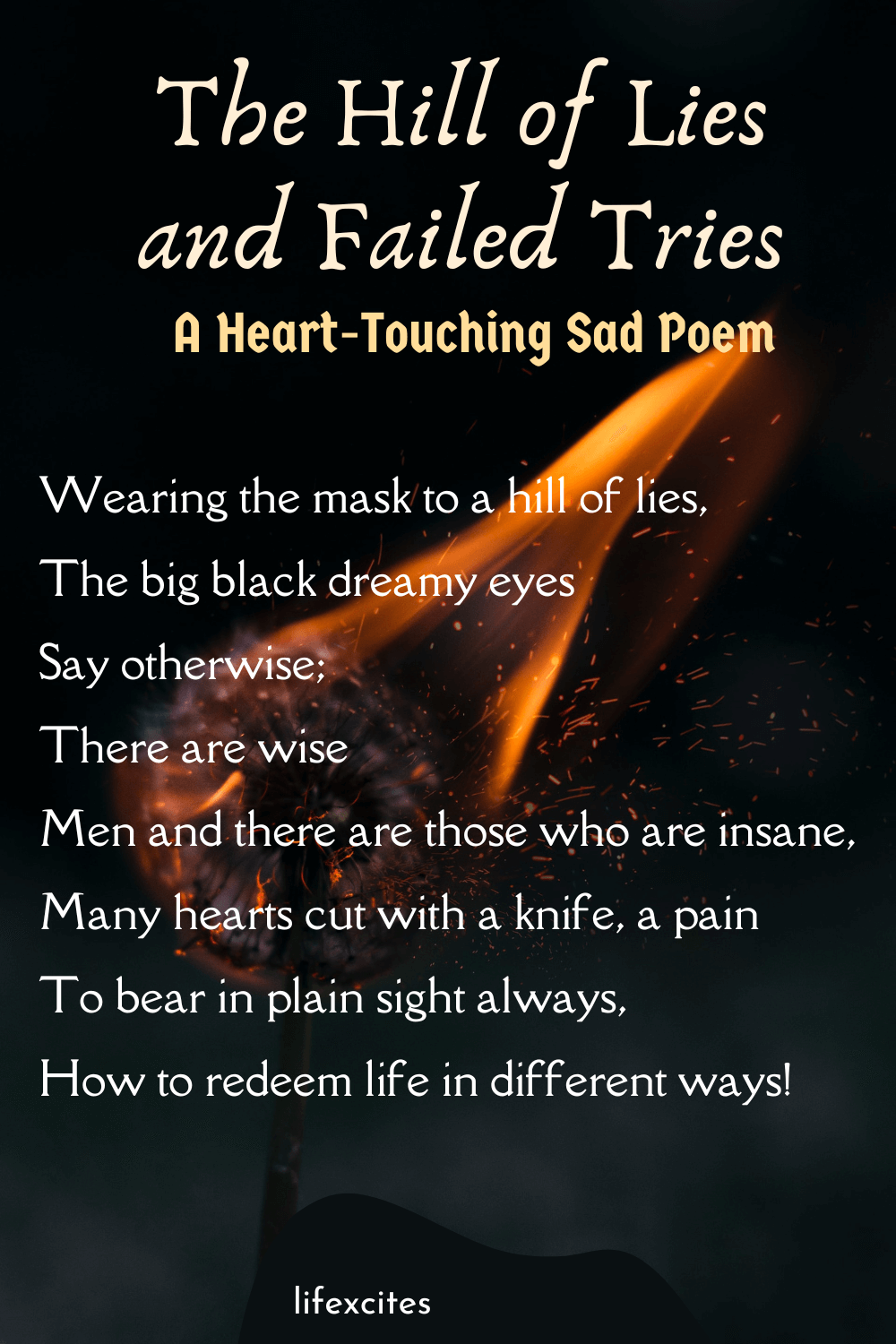 The Hill of Lies and Failed Tries – A Heart-Touching Sad Poem