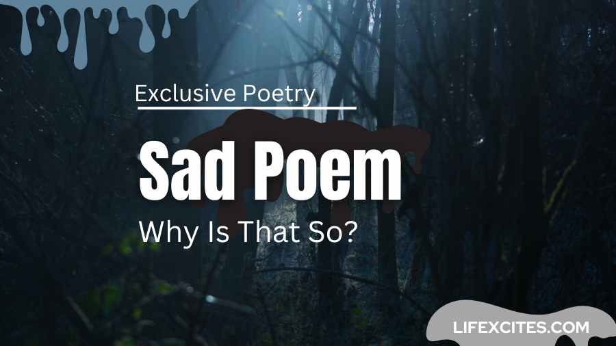 Why Is That So A Sad Poem In English